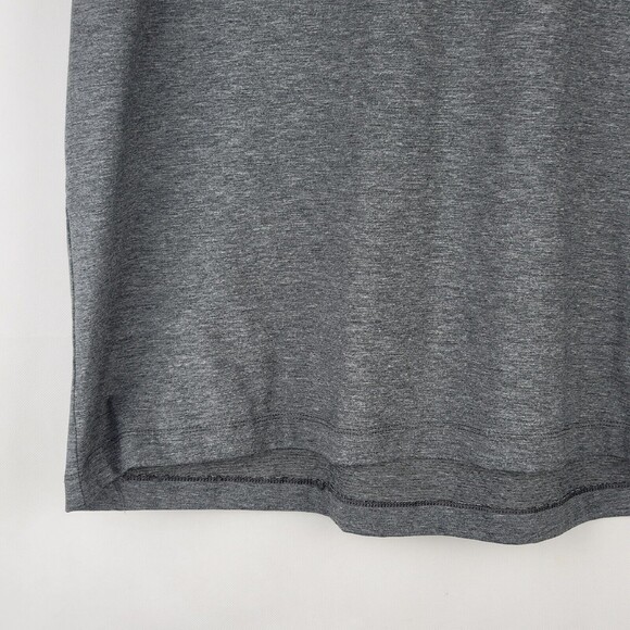 Lululemon Polo Shirt Mens Small Gray Pima Cotton Stretch Golf Casual Office - Picture 6 of 10